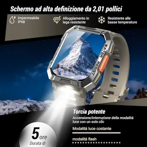 IOWODO Smartwatch Uomo 3080392 miniatura 2