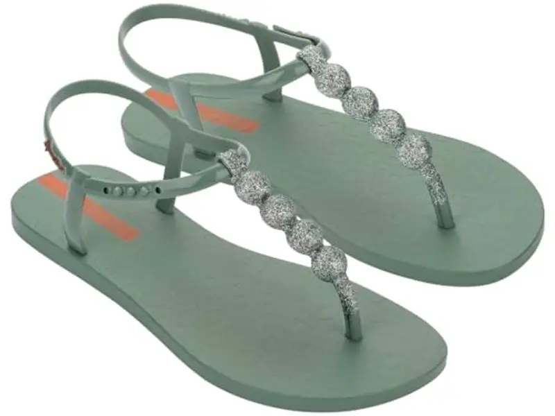 Ipanema Class Easy On Glow Fem, Infradito Donna, Verde Glitter Orange, 40 EU