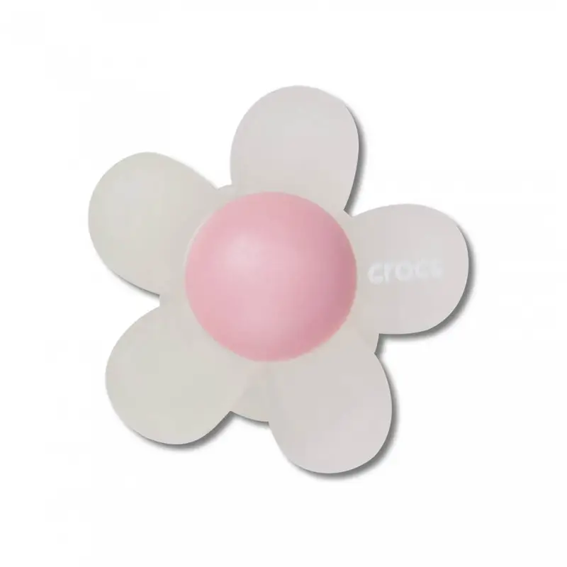 Iridescent flower with orange