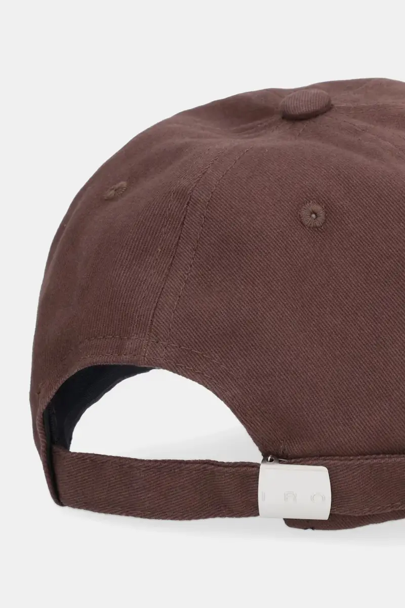 berretto da baseball in cotone colore marrone WP90GREBSOFT miniatura 3