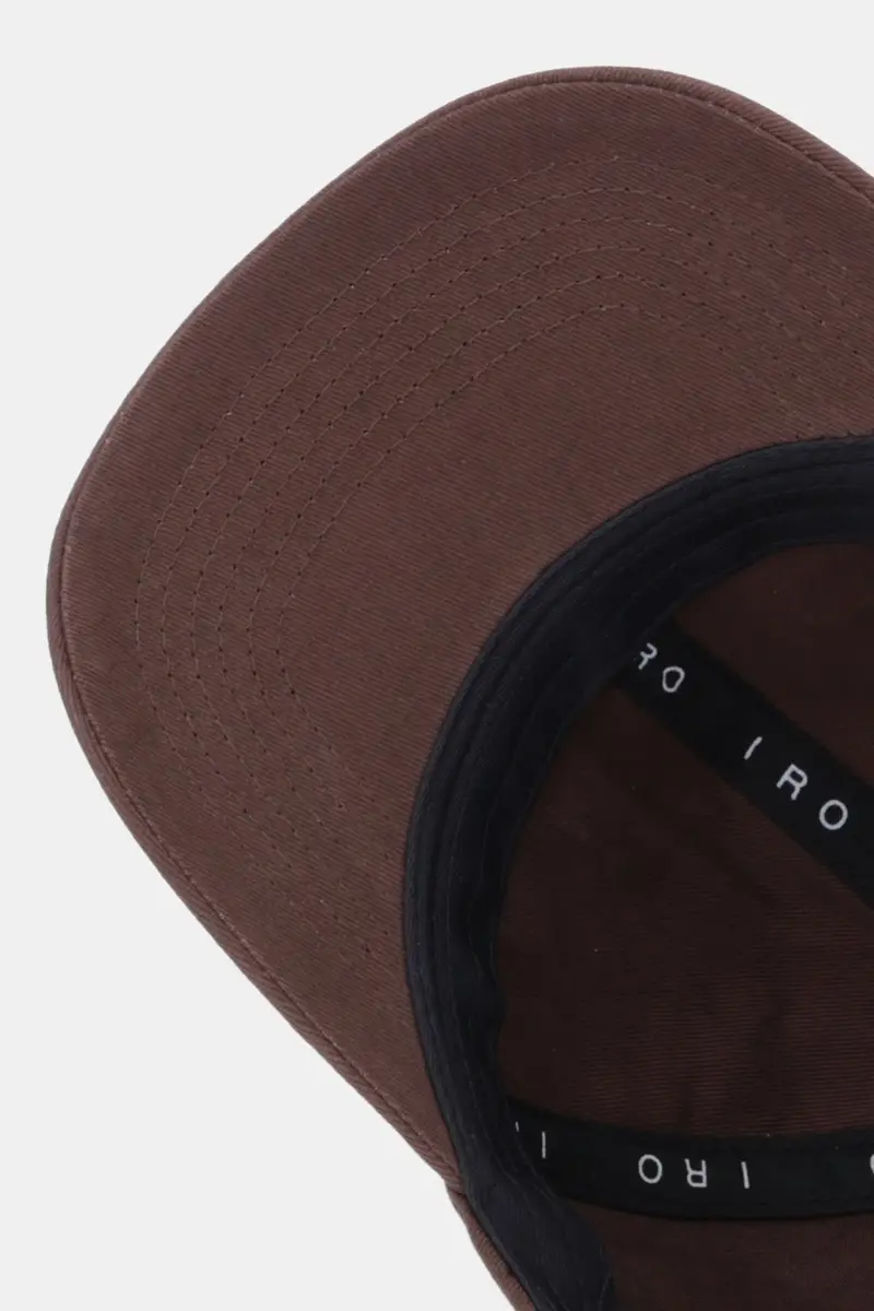 berretto da baseball in cotone colore marrone WP90GREBSOFT miniatura 4