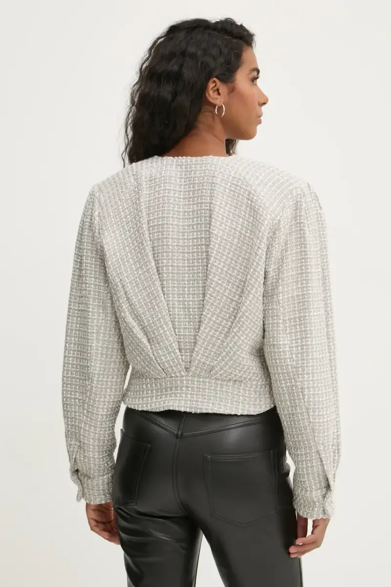 camicetta con aggiunta di lana colore beige WM16JILLA miniatura 3