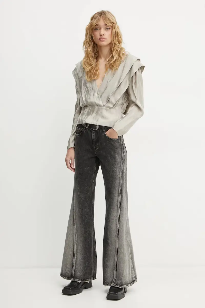 camicetta donna colore grigio WM16TABIA miniatura 2