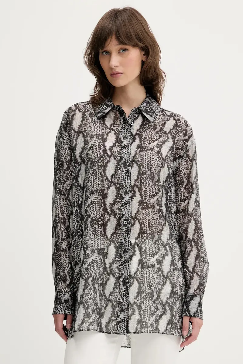 camicia donna colore nero WM18ALOUNE