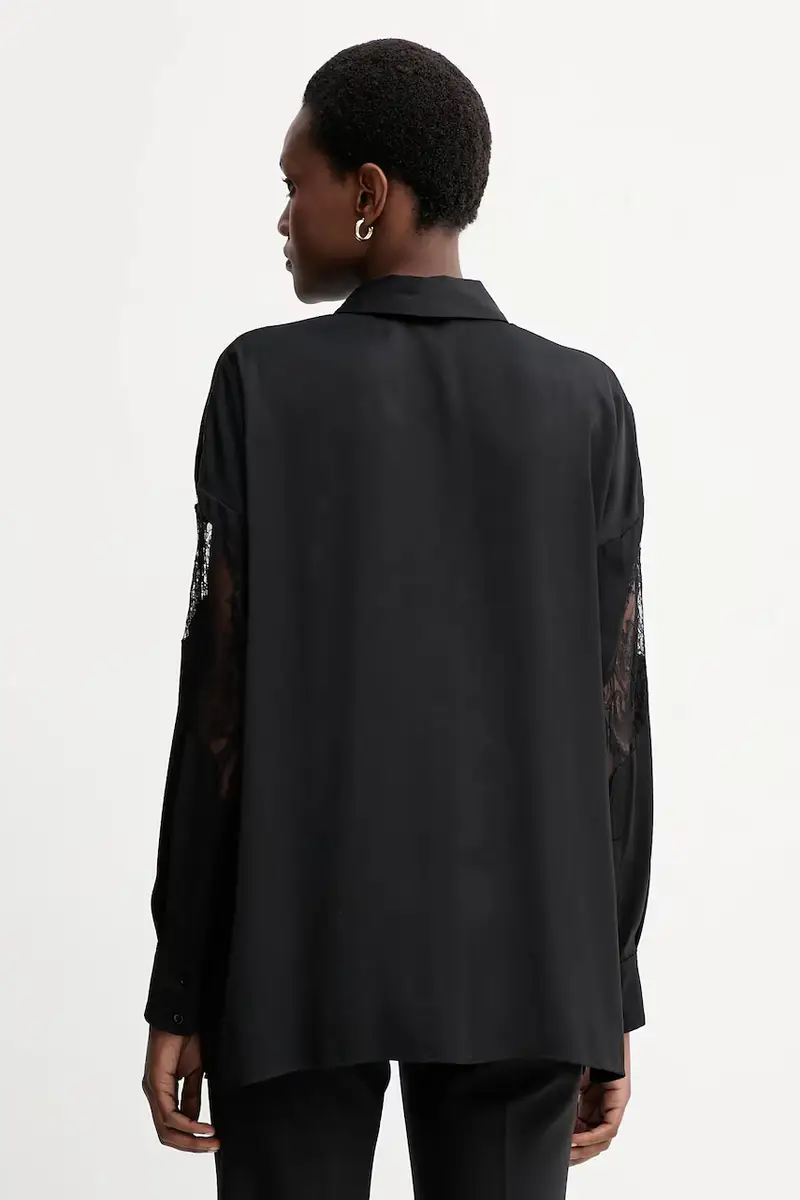 camicia donna colore nero WP18BASLAN miniatura 3