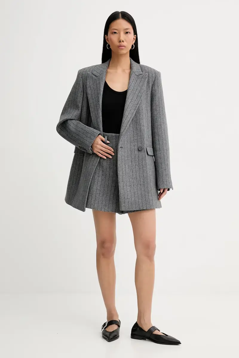 cappotto con lana WM07NIMI colore grigio NIMI miniatura 2