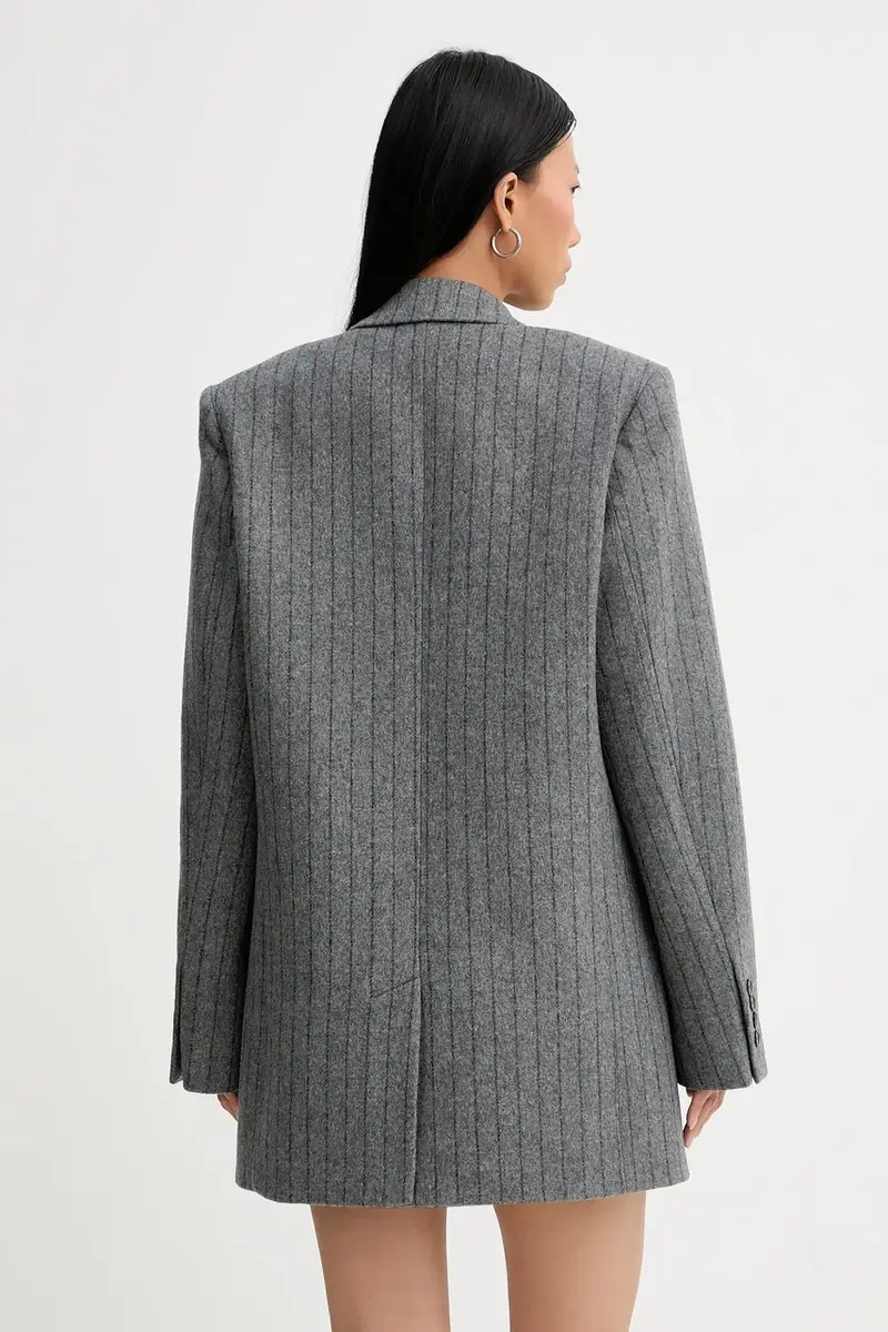 cappotto con lana WM07NIMI colore grigio NIMI miniatura 3