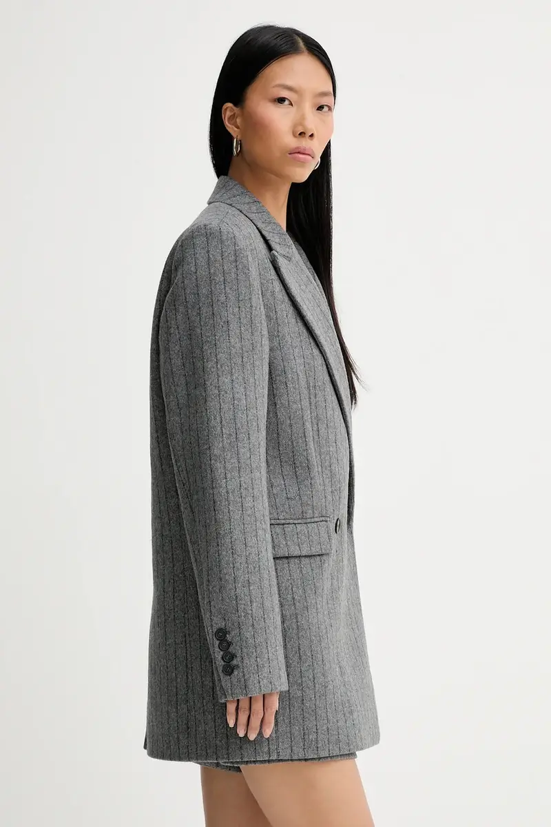 cappotto con lana WM07NIMI colore grigio NIMI miniatura 4