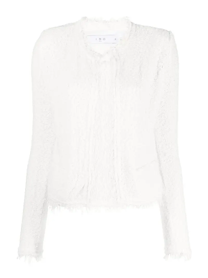 Giacca di cotone Shavani Bianco