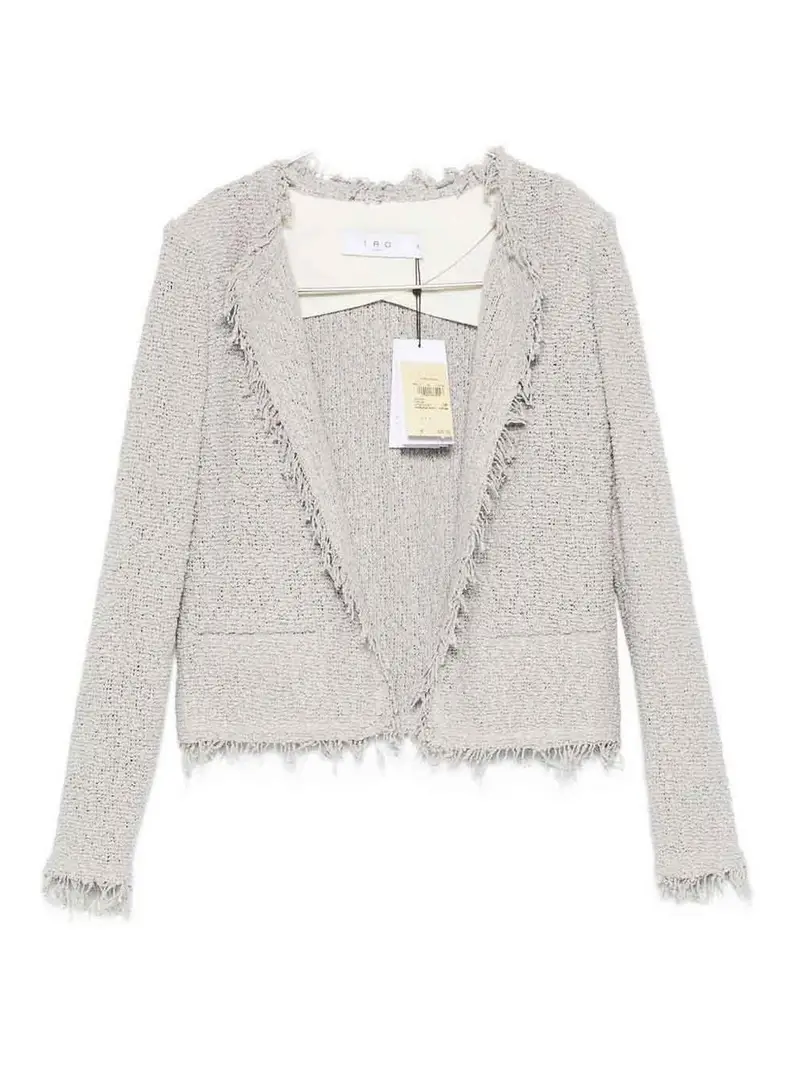 Giacca di cotone Shavani Grigio Chiaro