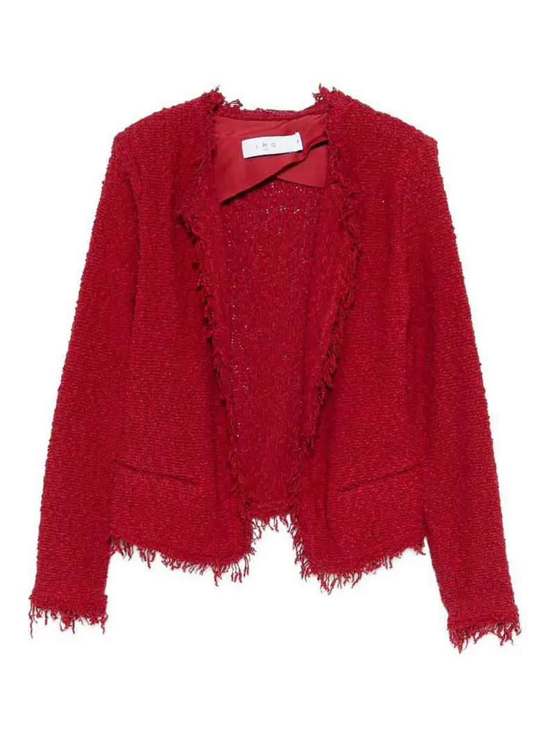 Giacca in cotone Shavani Rosso