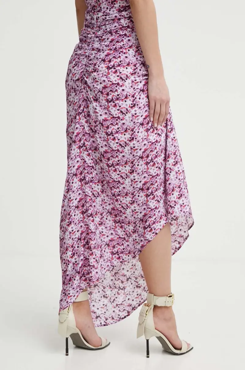 gonna con aggiunta di seta Multicolore miniatura 3