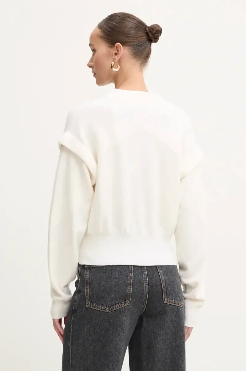 maglione in lana donna colore beige WM12AZURA miniatura 3