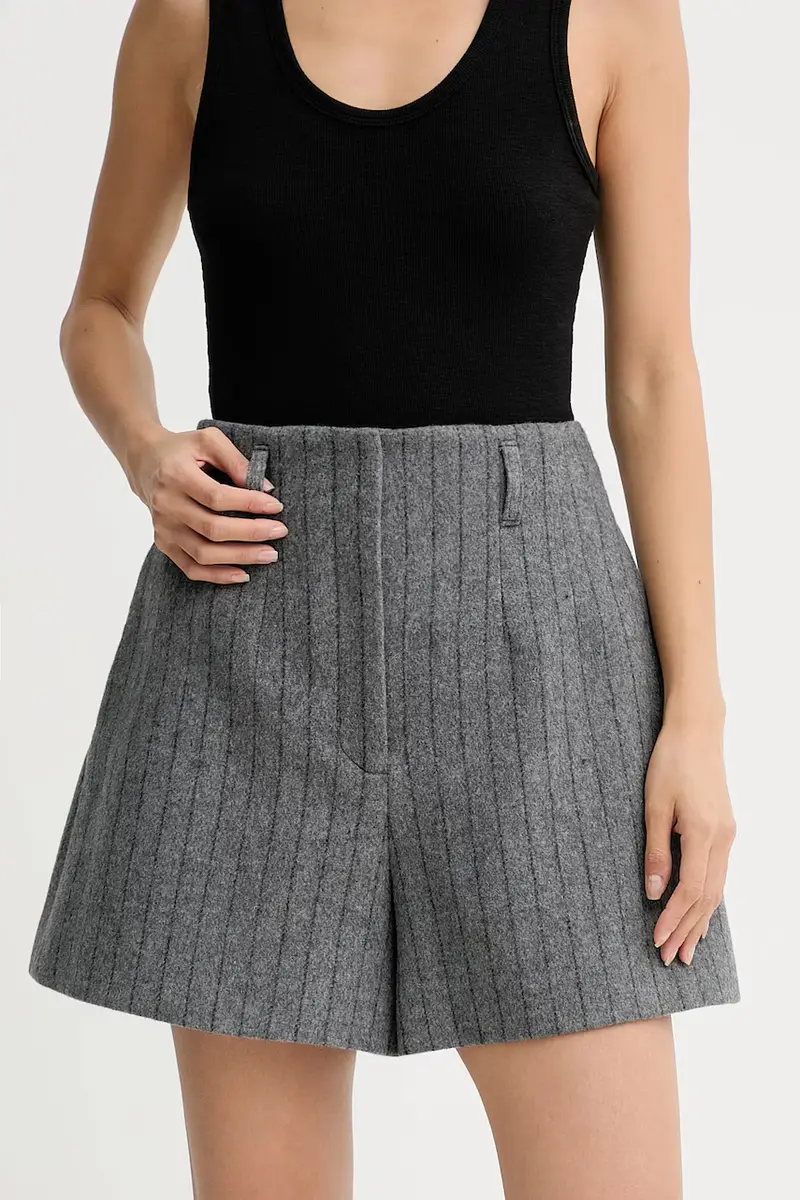 pantaloncini con lana WM30NIRIA colore grigio NIRIA