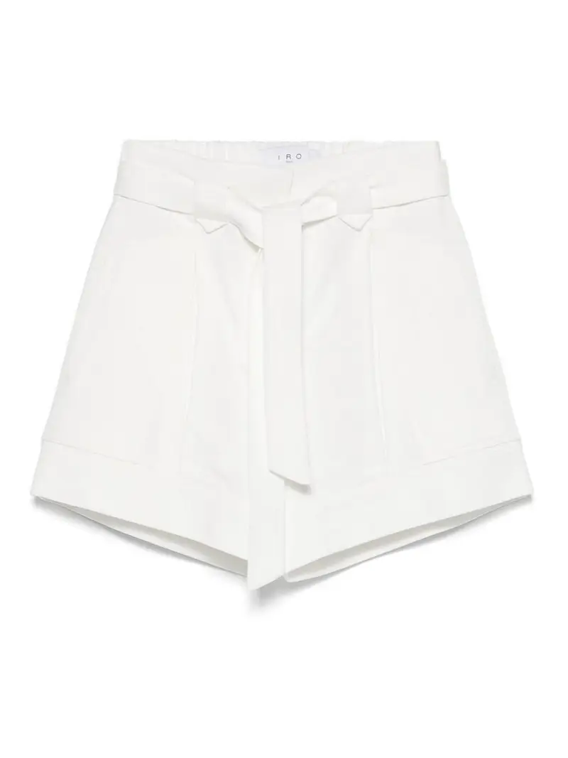 Pantaloncini in misto cotone Hannou Bianco