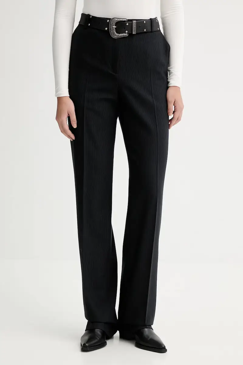 pantaloni con lana WM23GAYLOR Nero