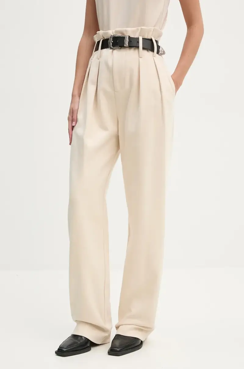 pantaloni donna colore beige WM23KOTEL