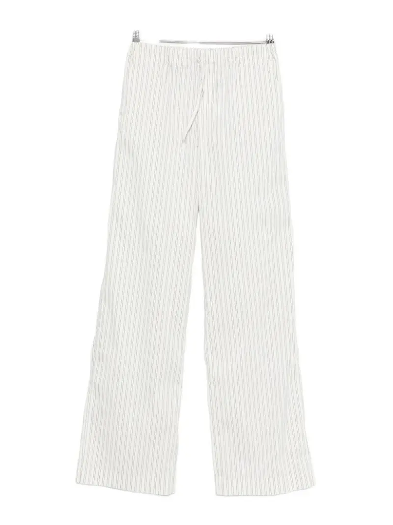 Pantaloni Lia in Misto Cotone Beige