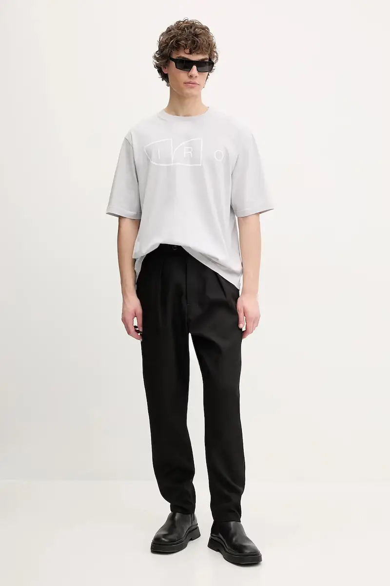 IRO T-shirt Uomo Grigio 3324872 miniatura 2