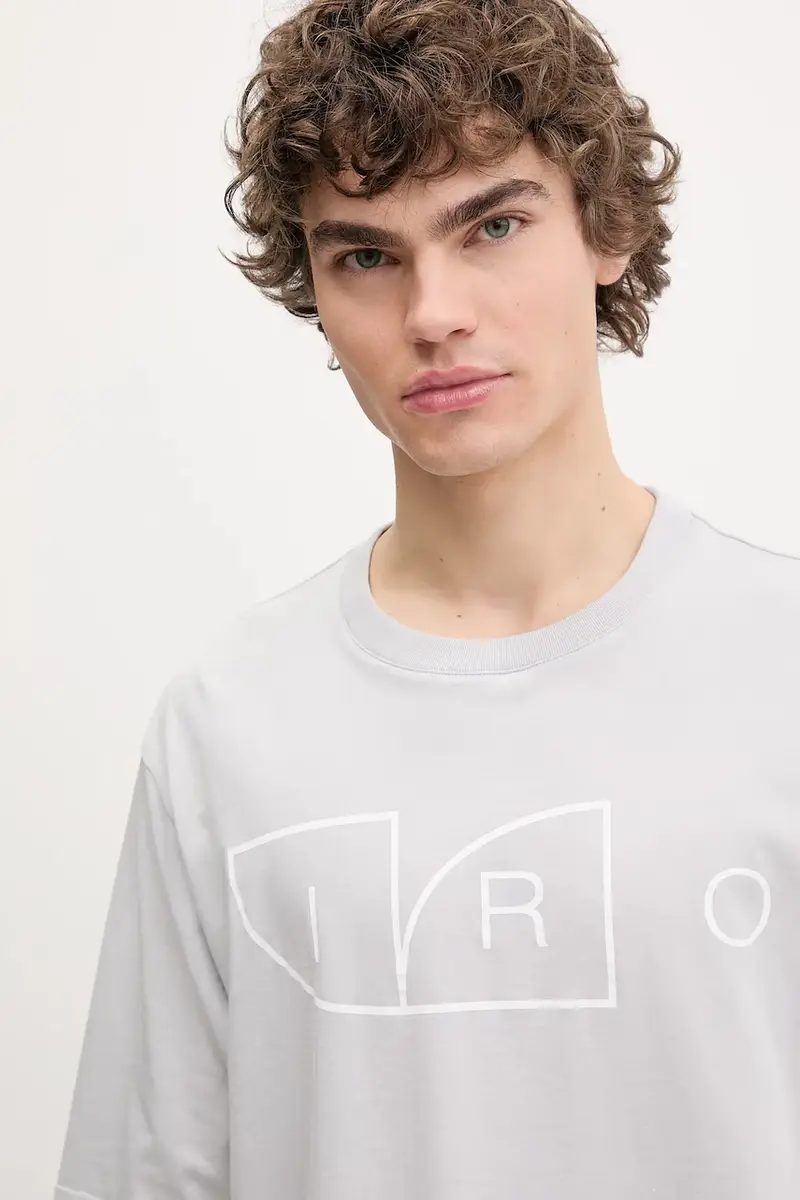 IRO T-shirt Uomo Grigio 3324872 miniatura 4