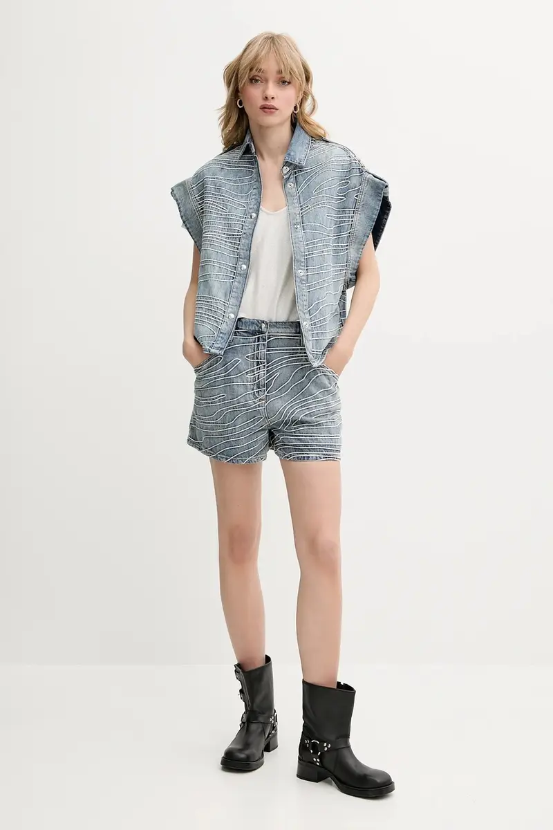 IRO Top Donna Grigio 3325022 miniatura 2