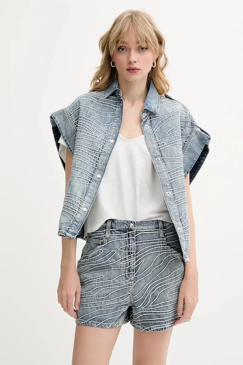 IRO Top Donna Grigio 3325022 miniatura 4