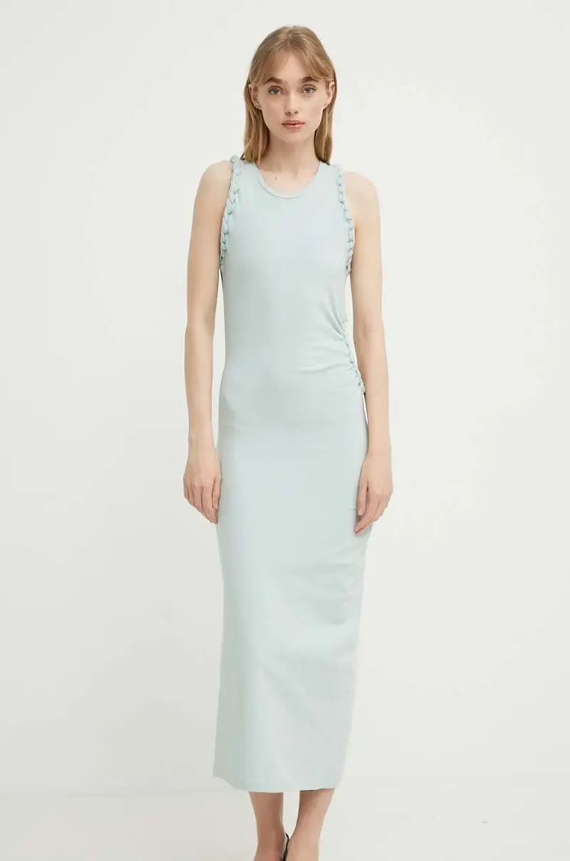 vestito colore turchese