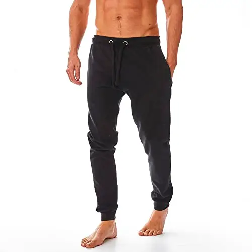 Iron Mountain IMPNT206 Pantaloni da Jogging ecologici per Uomo Realizzati con Filati riciclati, Fondo con Polsini,