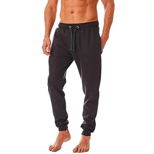 Iron Mountain IMPNT206 Pantaloni da Jogging ecologici per Uomo Realizzati con Filati riciclati, Fondo con Polsini,