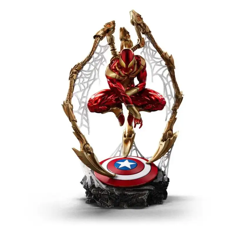 Statuetta 1/10 Iron Studios Marvel Art Scale Deluxe Spider-man Iron Armor Comics CCXP Exclusive 2024
