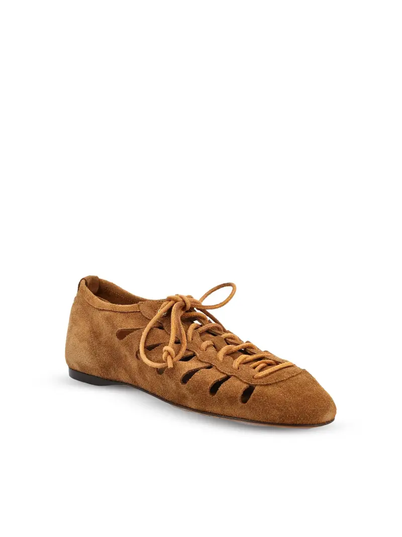 Ballerine Leyza MARRONE miniatura 2