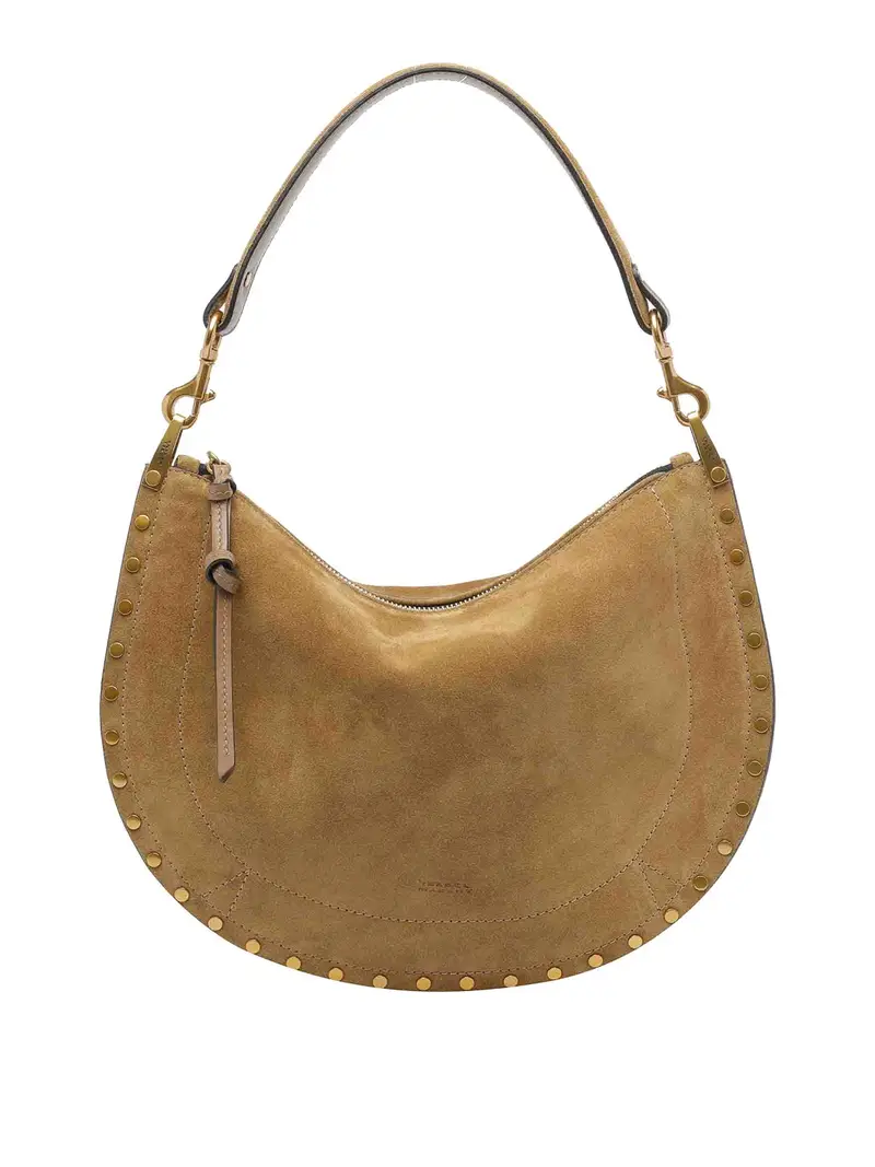 BEIGE Oskan morbido zip a tracolla