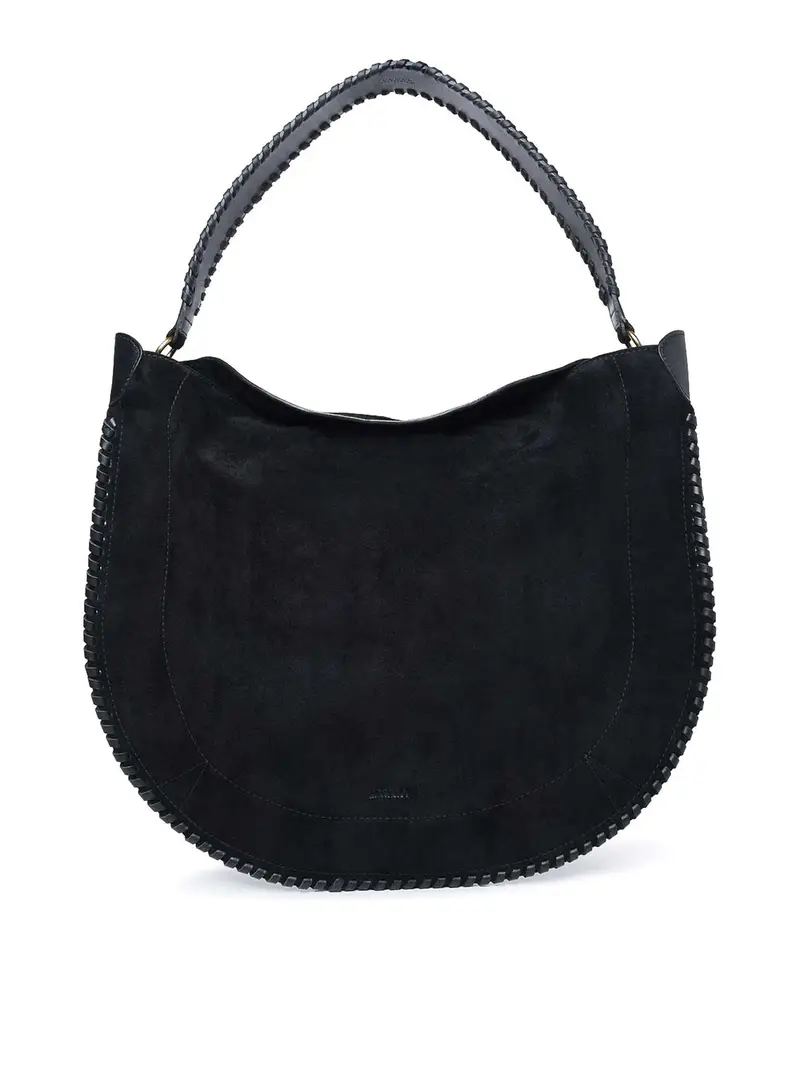 Borsa Oskan in pelle nera Nero