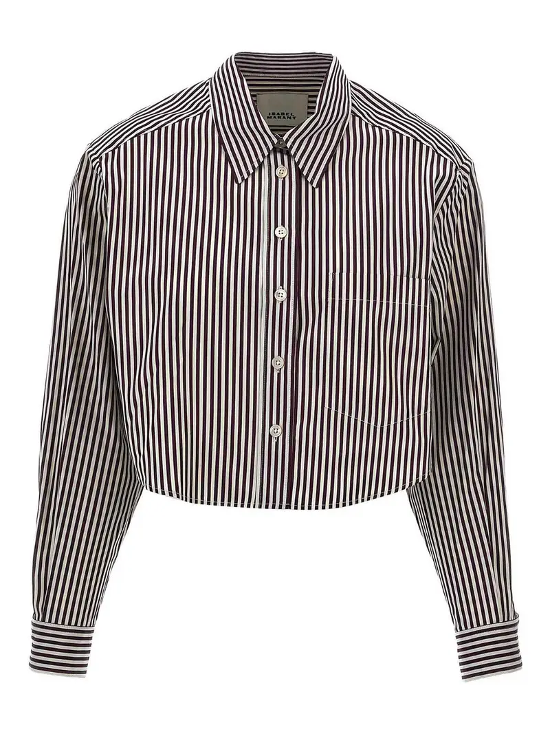 Camicia a floora Rosso Scuro