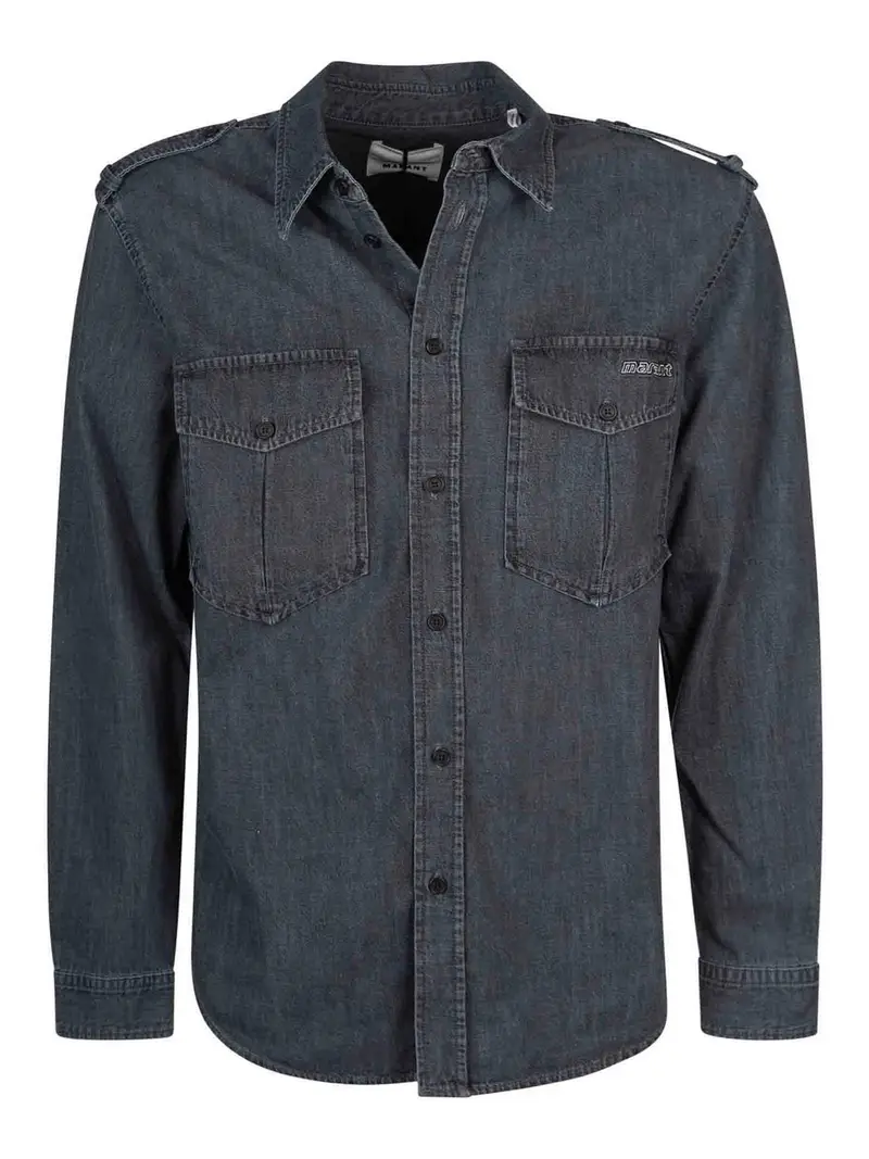 Camicia Cesar Grigio Scuro