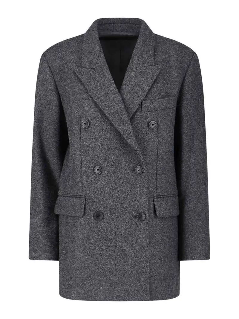 Cappotto Doppiopetto Grigio