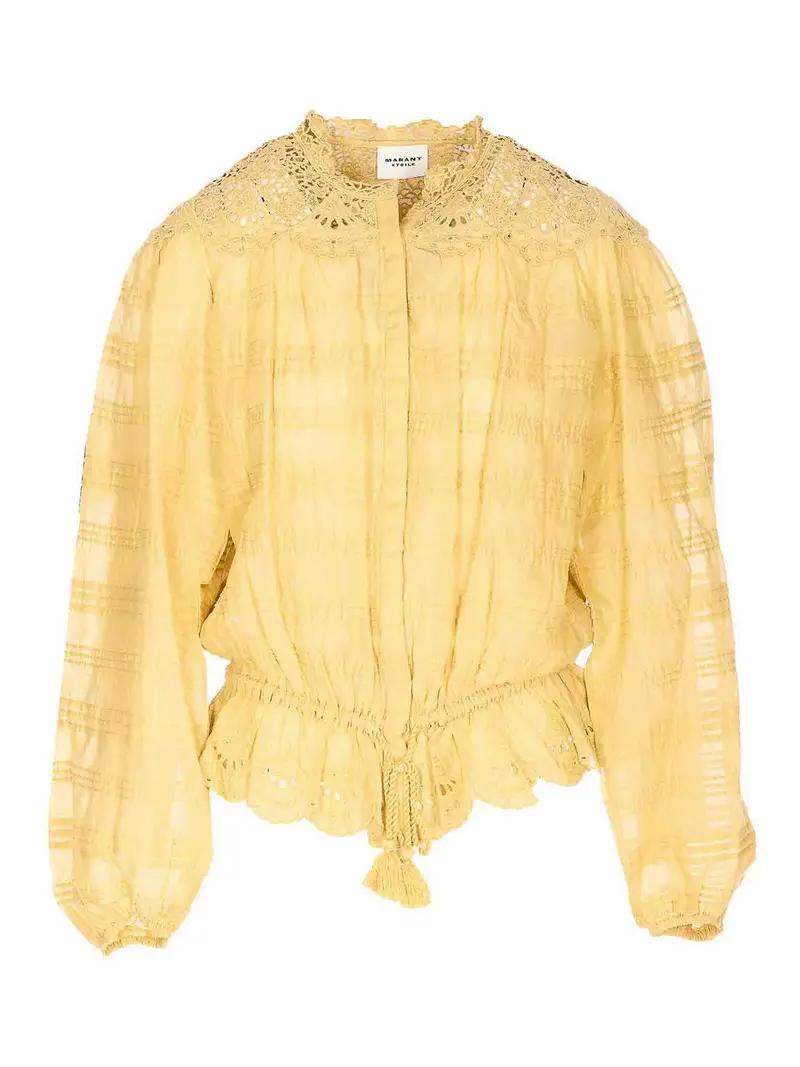 Camicia Polly Ocra Chiaro Giallo