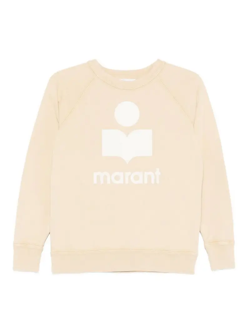 Felpa Gialla Con Logo Ricamato Giallo