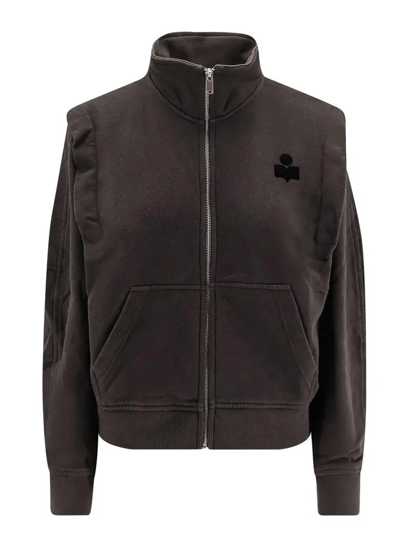 Felpa In Misto Cotone Organico Nero