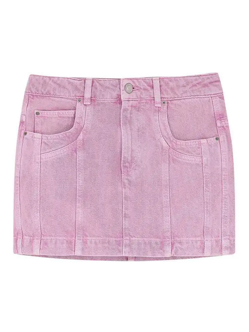 Gonna Juana In Cotone Organico Color Carne E Neutri