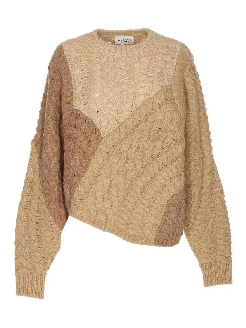 Maglione a maglia Daryl Beige