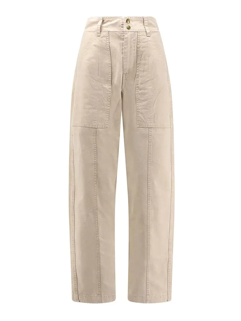 Pantaloni Kiana In Denim Beige
