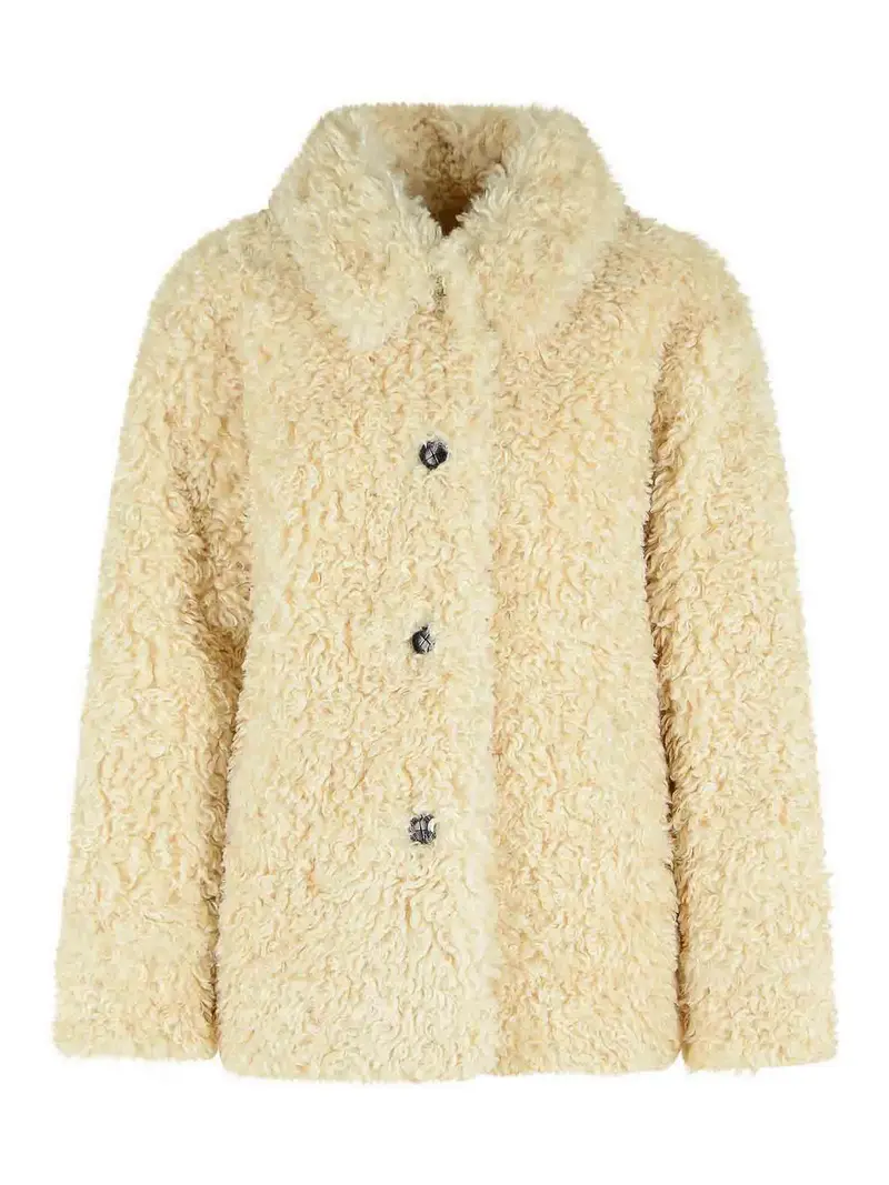 Giacca in pelliccia sintetica Tarvey beige