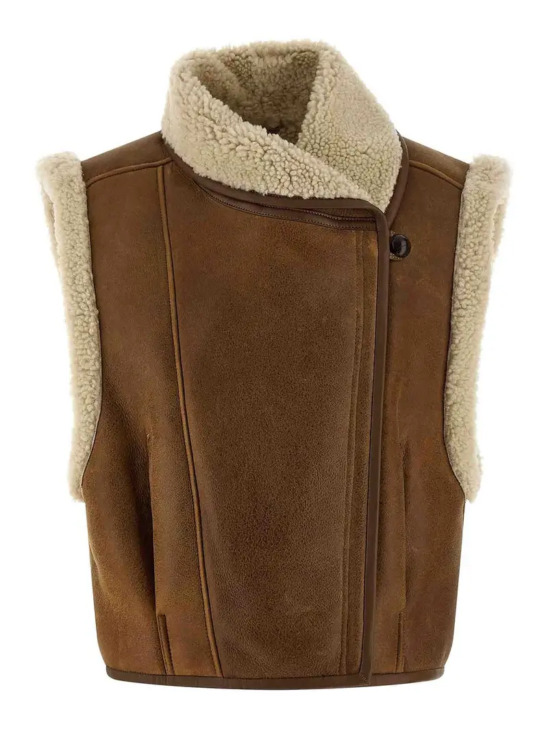 Gilet Alime Marrone