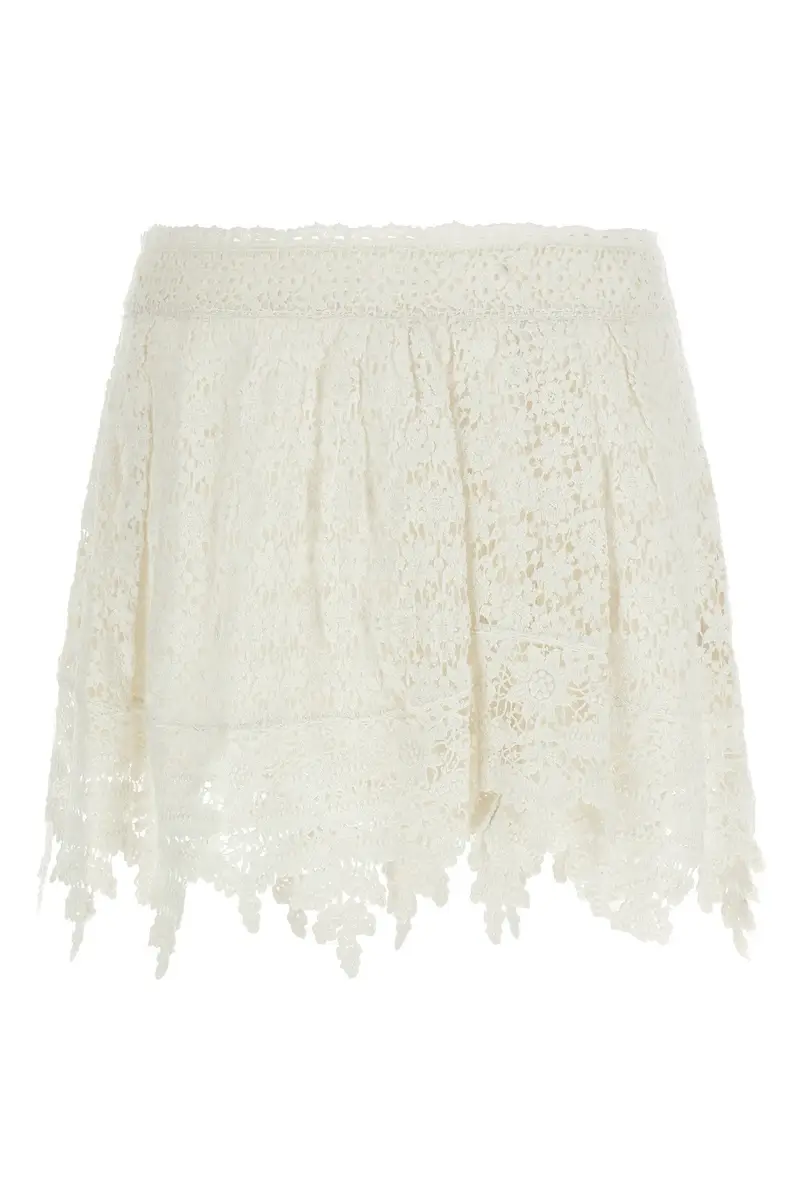 Isabel Marant Gonna mini Hanta bianca in cotone