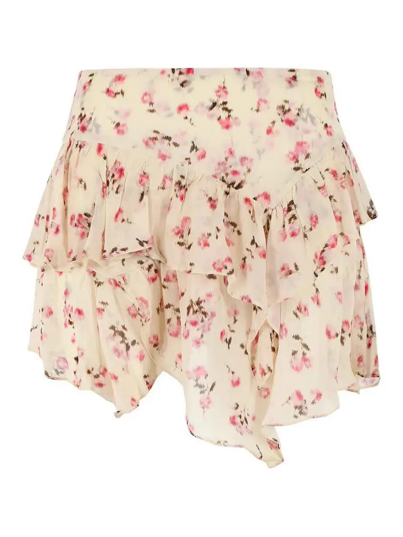 Gonna Lolita in viscosa beige