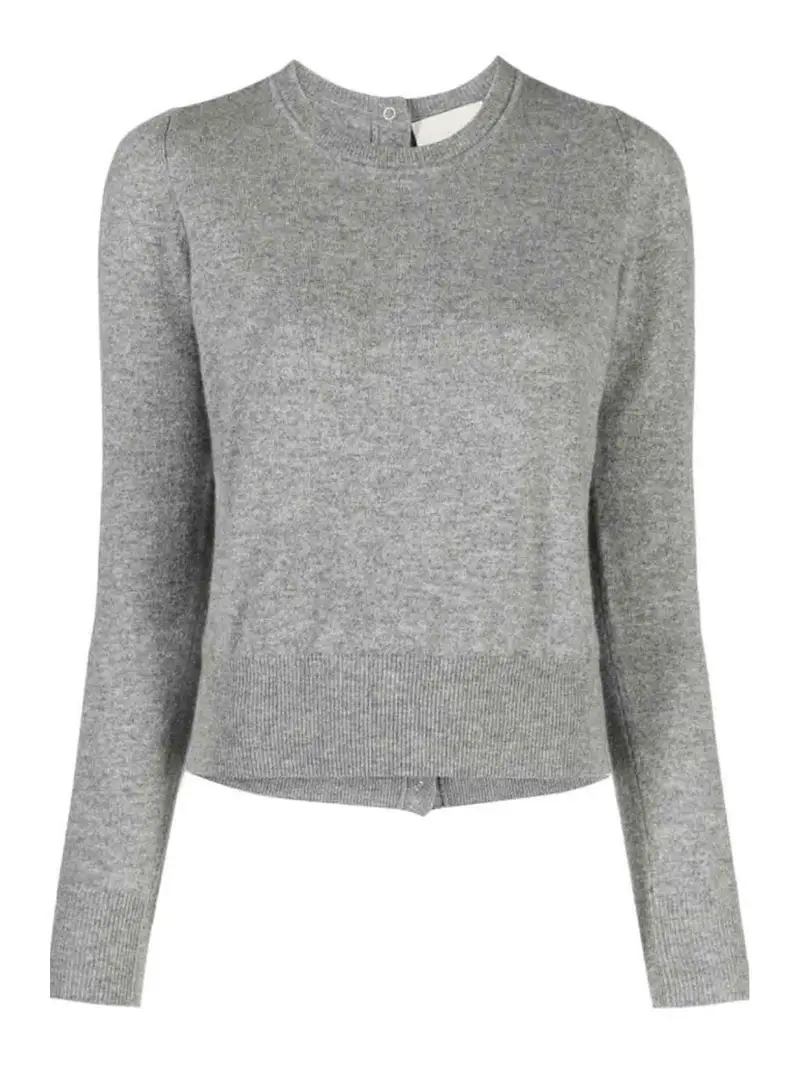 Maglione Girocollo Grigio