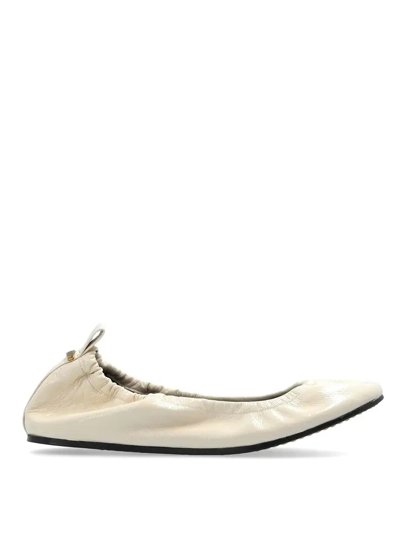 Scarpe Belna in pelle ballerina Beige Chiaro