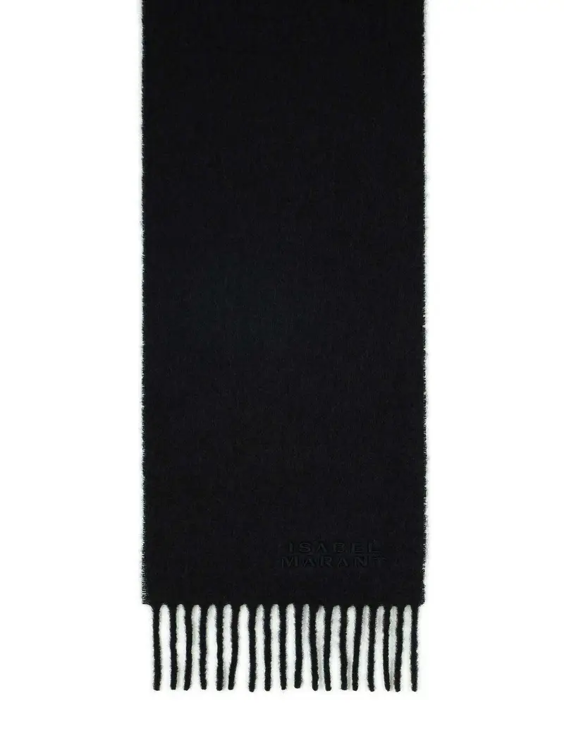 Sciarpa Firny in misto alpaca nera Nero