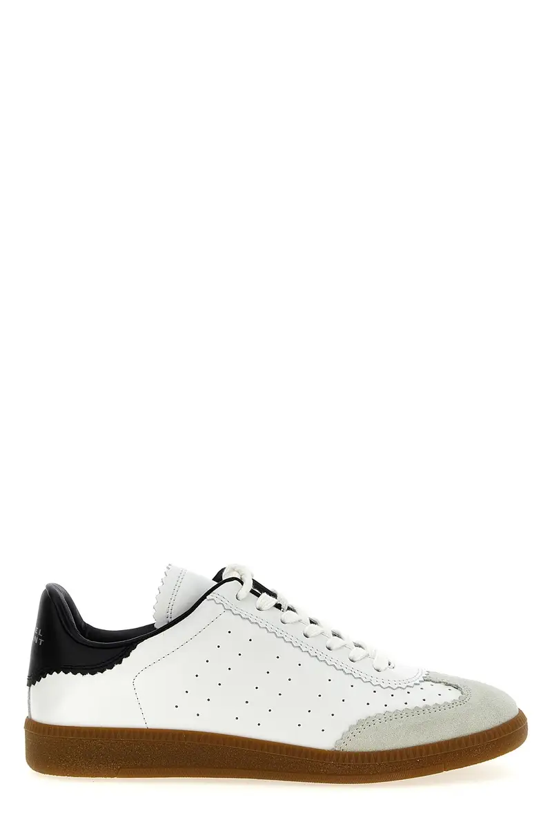 Isabel Marant Sneakers bianco in pelle e suede